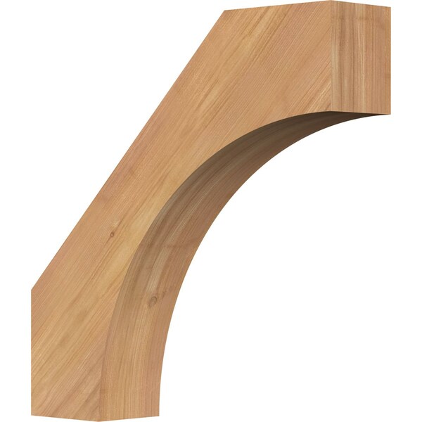 Ekena Millwork 3 1/2"W x 16"D x 16"H Westlake Smooth Knee Brace, Western Red Cedar BRC04X16X16WTL00SWR - main